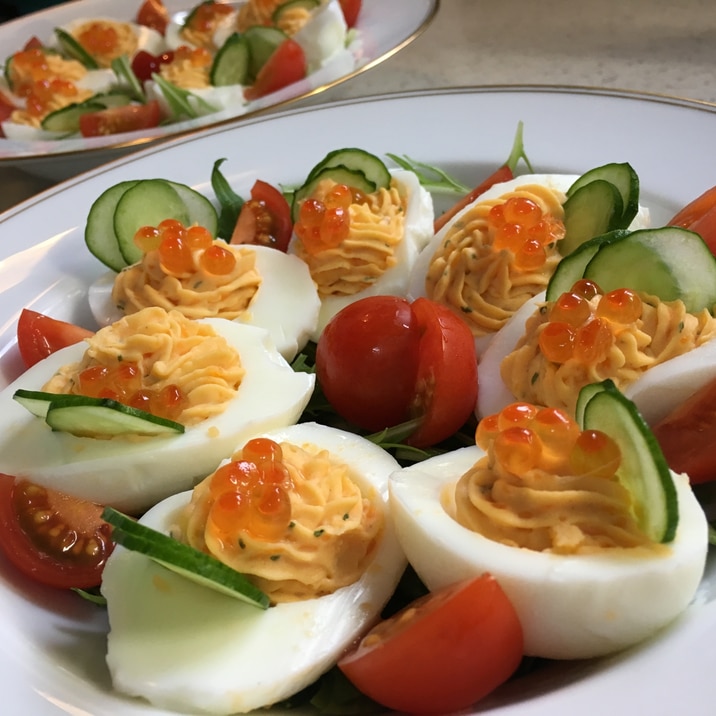 簡単 ゆで卵のオードブル レシピ 作り方 By ミシェル ラ フランス 楽天レシピ